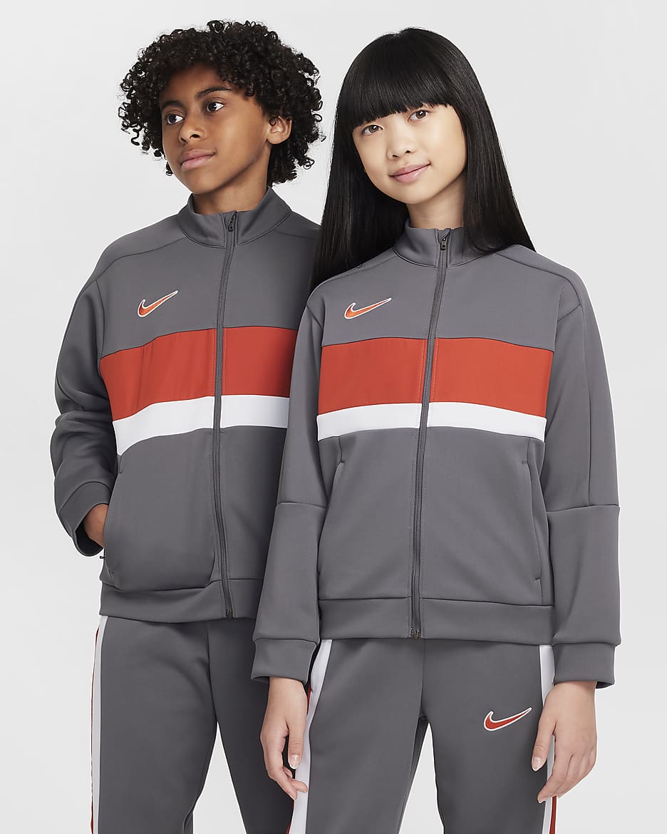 Nike Academy Big Kids Dri FIT Soccer Track Jacket. Nike